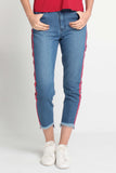  Racer Stripes Vintage Slim Jeans
