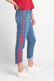  Racer Stripes Vintage Slim Jeans