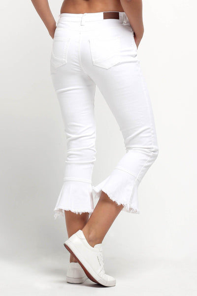 Cropped Flare Pants