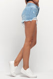 Cheeky Shorts with Distressed Detail