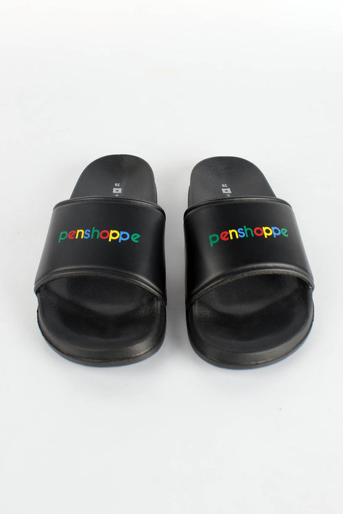 Penshoppe Old School - Men's Sliders With Print