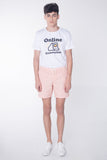 Modern Fit Chino Shorts With Drawstring