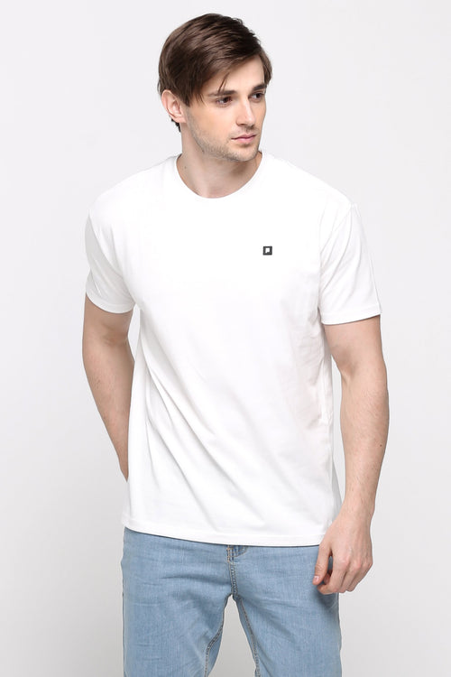 Relaxed Fit Tee With Patch