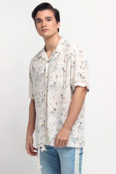 Resort Shirt With All-Over Print