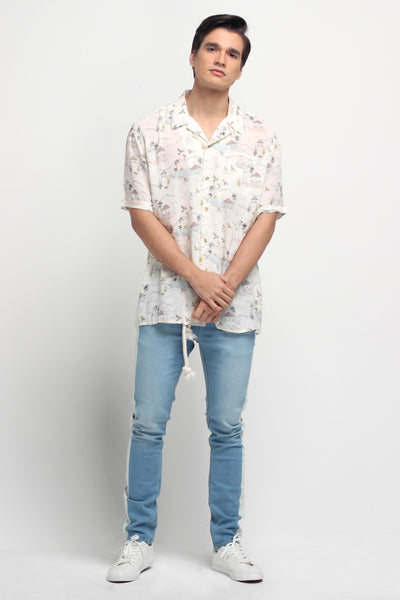 Resort Shirt With All-Over Print