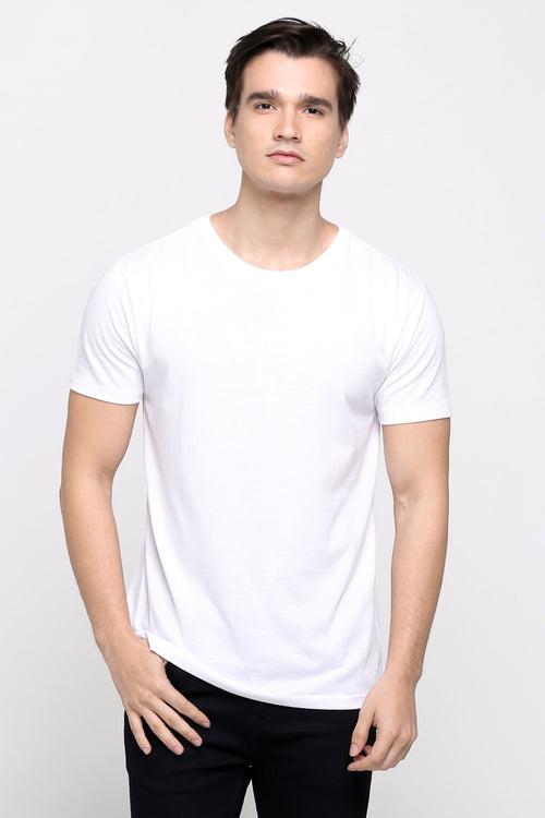 Semi Fit Tee With Graphic Print