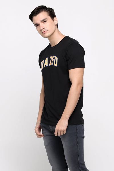 Semi Fit Tee With Graphic Print