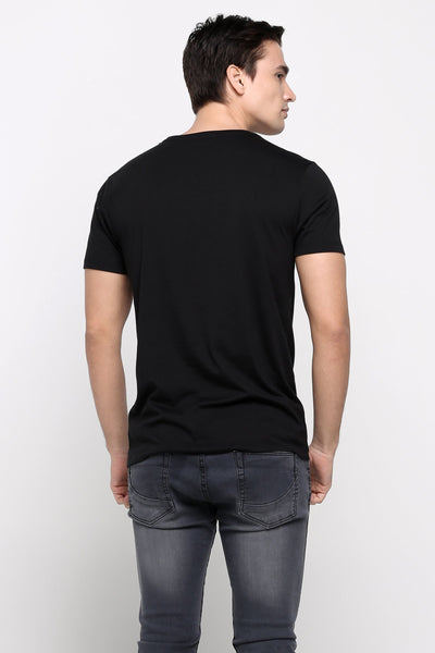 Semi Fit Tee With Graphic Print