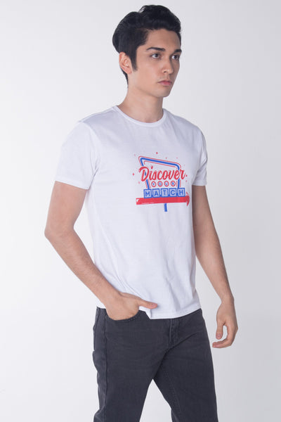 Pumped Up Tees - Semi Fit Tee With Graphic Print