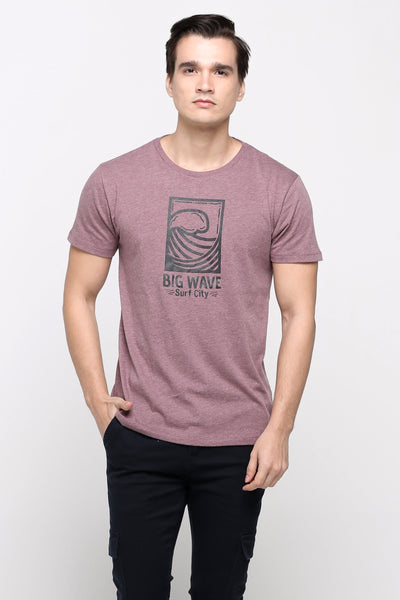Semi Fit Tee With Graphic Print
