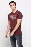 Semi Fit Tee With Graphic Print
