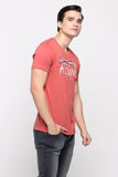 Semi Fit Tee With Graphic Print
