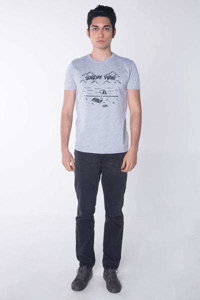 Pumped Up Tees - Semi Fit Tee With Graphic Print