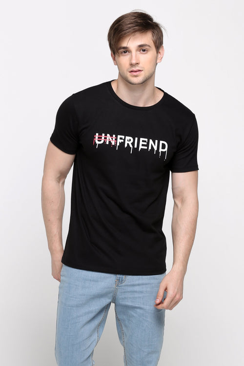 Semi Fit Tee With Graphic Print