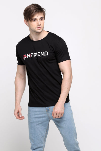 Semi Fit Tee With Graphic Print