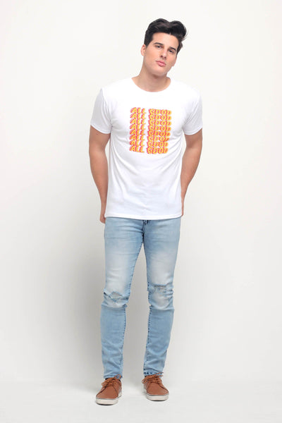 Pumped Up Tee Semi Fit Tee With Graphic Print