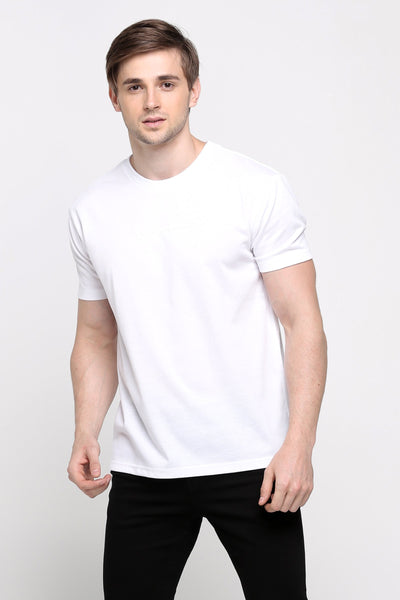 Relaxed Fit Tee With Embroidery