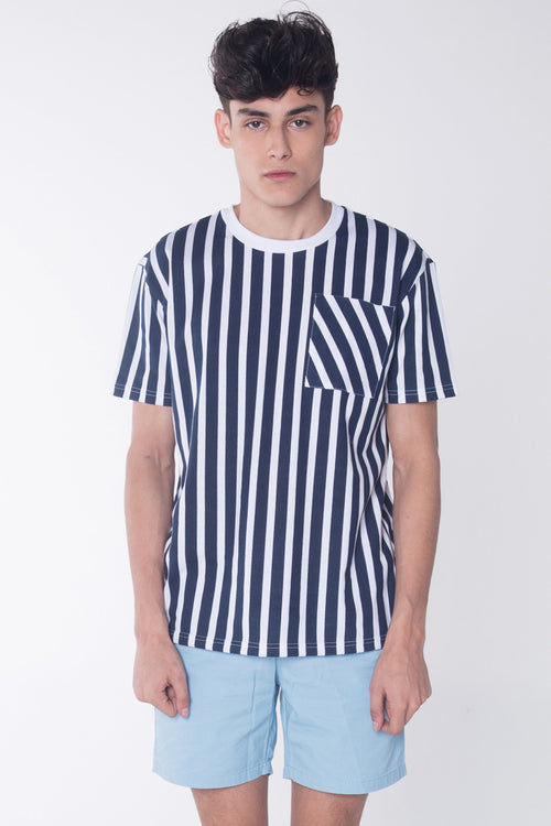 Relaxed Fit Tee With Pocket Detail
