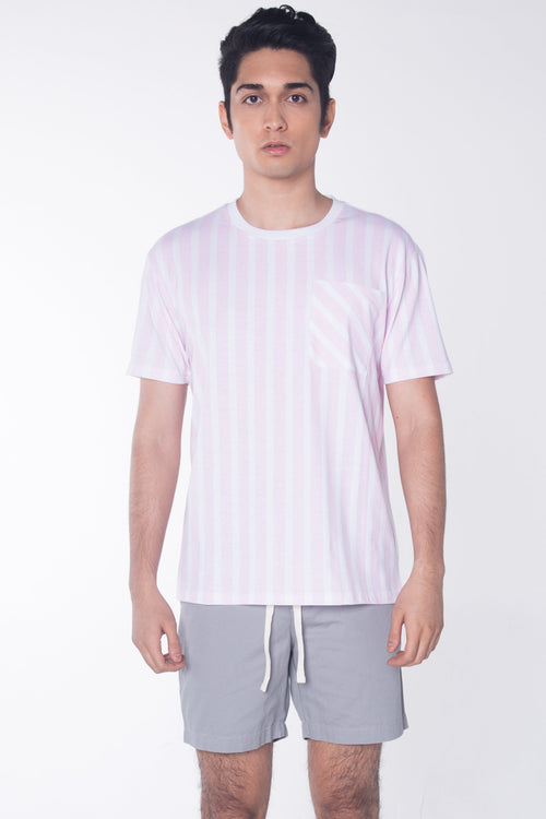 Relaxed Fit Tee With Pocket Detail