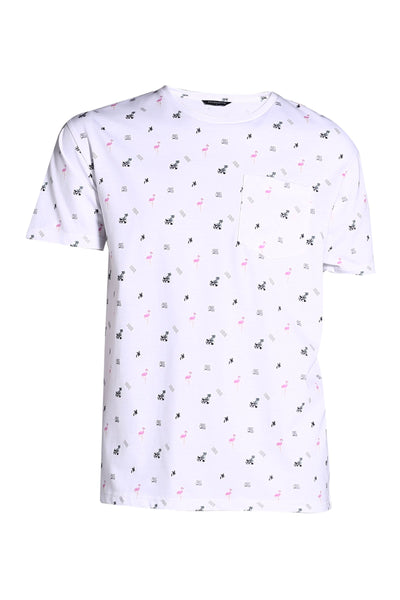 Men's Relaxed Fit Tee With All-Over Print