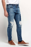 Carrot Fit Ripped Jeans
