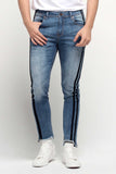Super Skinny Jeans With Side Print Detail