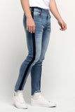 Super Skinny Jeans With Side Print Detail