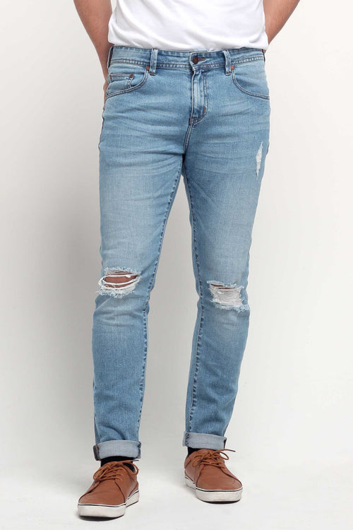Skinny Fit Ripped Jeans