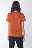 Semi Fit Tee With Embroidery