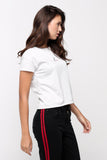 Penshoppe Old School - Boxy Tee With Embroidery