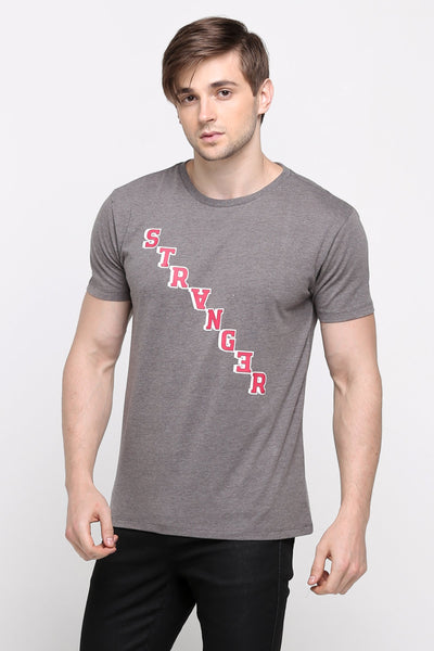 Semi Fit Tee With Graphic Print