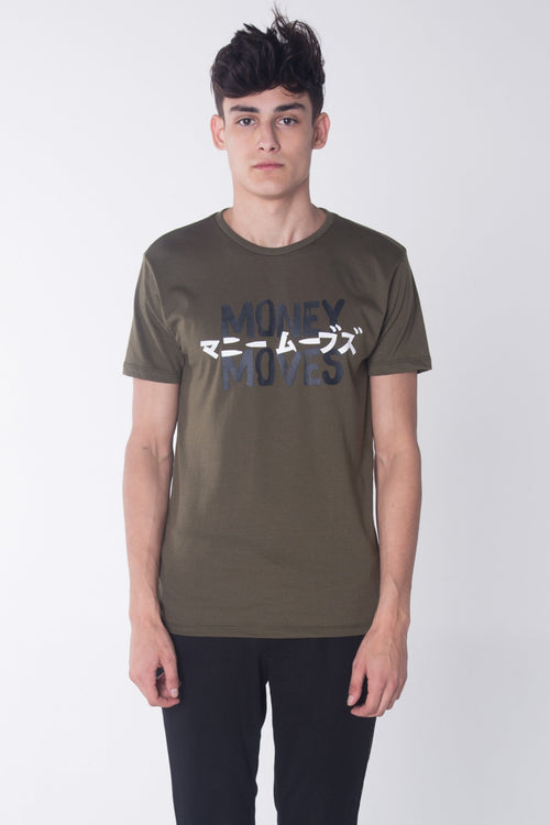 Semi Fit Tee With Graphic Print