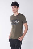 Semi Fit Tee With Graphic Print