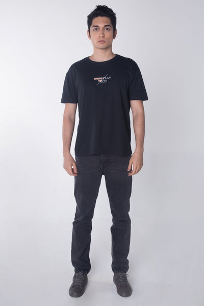 Relaxed Fit Tee With Embroidery