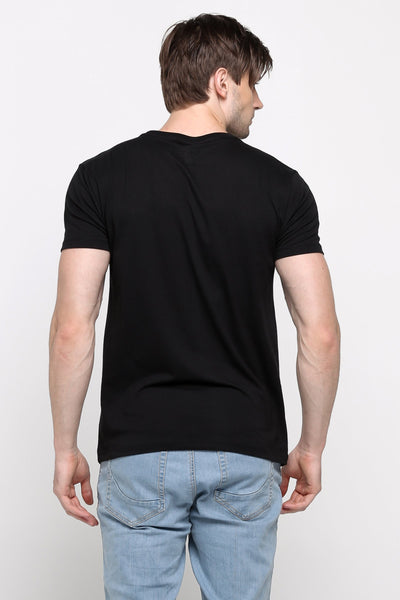 Semi Fit Tee With Graphic Print