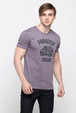 Semi Fit Tee With Graphic Print