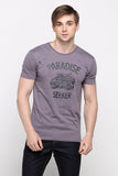 Semi Fit Tee With Graphic Print