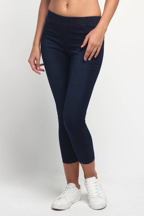 Power Stretch® Jeggings With Elastic Waistband