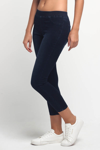 Power Stretch® Jeggings With Elastic Waistband