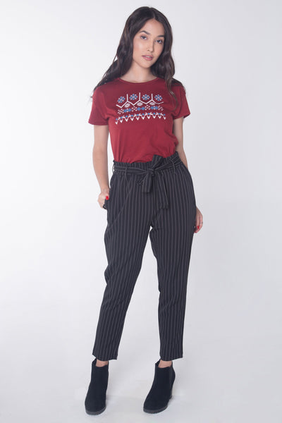 Pumped Up Tees - Boxy Tee With Graphic Print