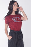 Pumped Up Tees - Boxy Tee With Graphic Print