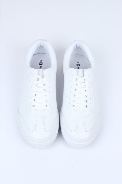 Synthetic Leather Sneakers