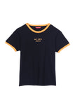 Women's Semi Fit Tee With Embroidery