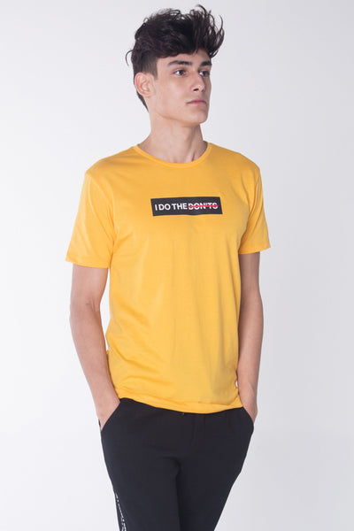 Semi Fit Tee With Graphic Print