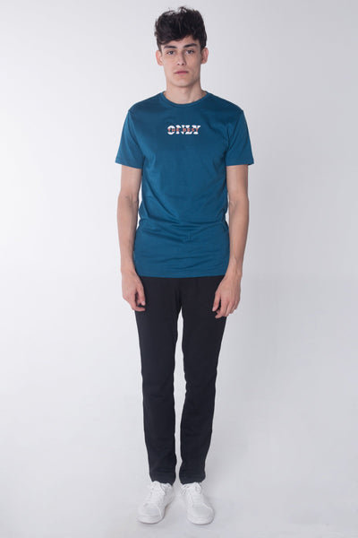 Semi Fit Tee With Graphic Print