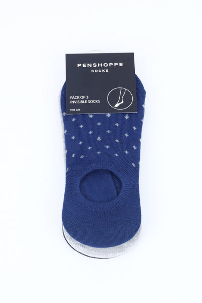 Jacquard Knit No Show Socks