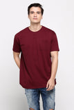 Semi Fit Tee With Pocket Detail