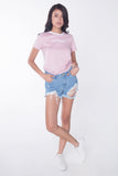 Tee With Embroidery