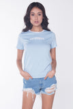 Tee With Embroidery