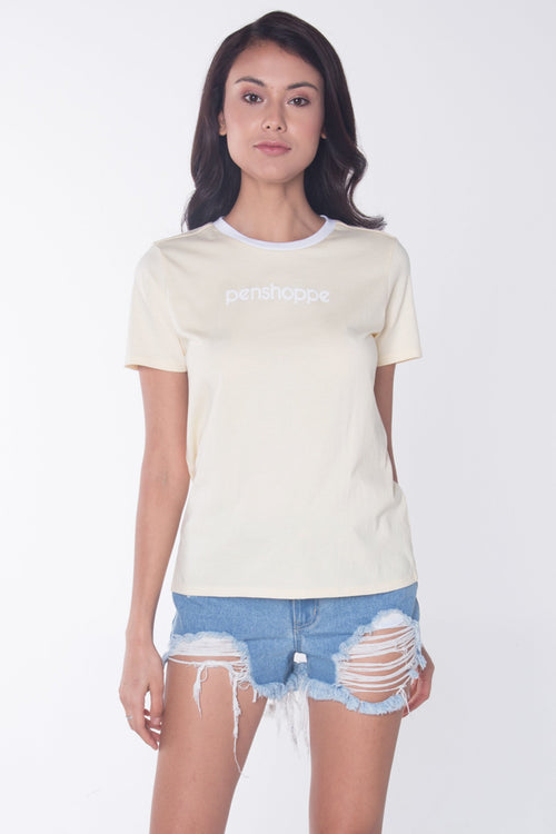Tee With Embroidery
